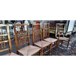 Set of 8 Oak Dining Chairs